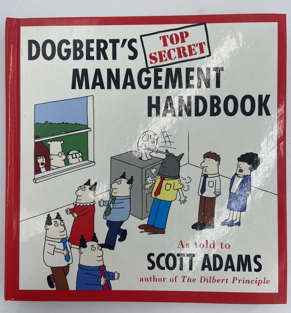Dogbert's Top Secret Management Handbook by Scott Adams (1996, Hardcover) 1st ed
